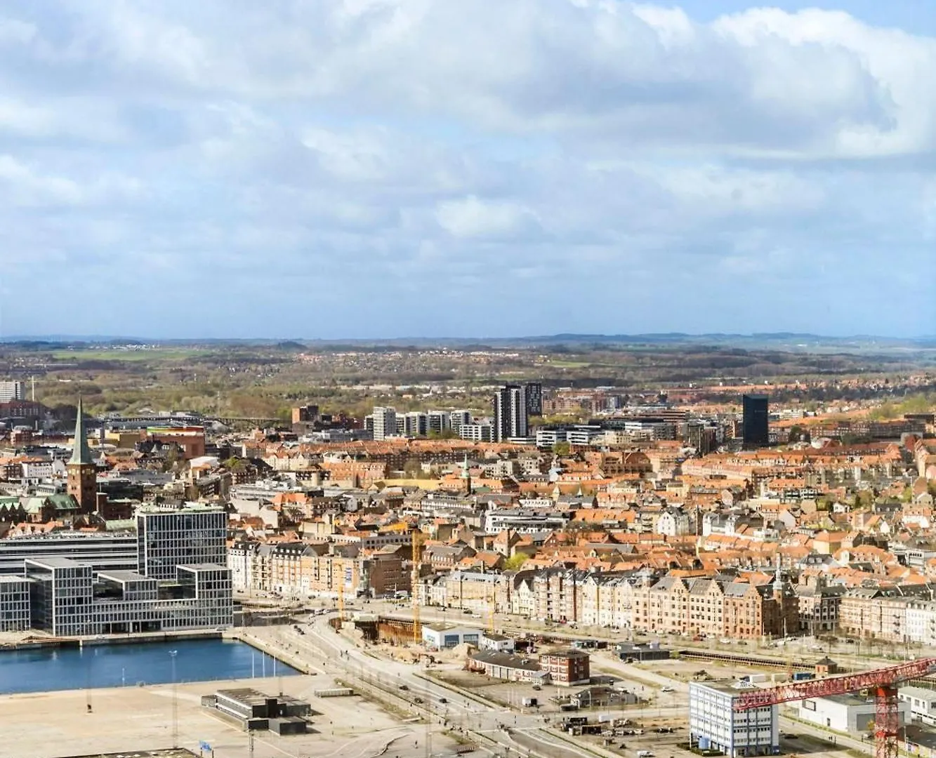 Above The Clouds On 42Nd Floor Apartment Aarhus Denmark